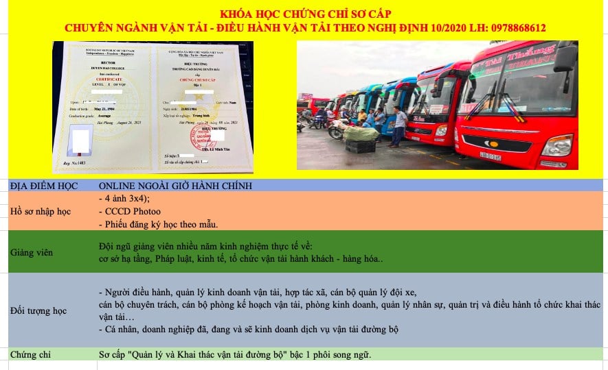 Đào tạo cấp chứng chỉ sơ cấp chuyên ngành vận tải (210x360) Đào tạo cấp chứng chỉ sơ cấp chuyên ngành vận tải